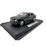 Macheta Bentley Mulsanne negru 1:24 replica metal lumini si sunete usi capota portbagaj deschise