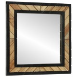 vidaXL Oglinzi 2 buc 50x2x50 cm Lemn solid de Acacia
