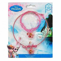 Set 5 bijuterii pentru fetite-Disney Frozen WD7128, Roz foto