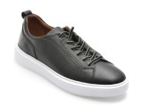 Pantofi sport BITE THE BULLET negri, TR973, din piele naturala
