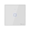 Intrerupator Smart Sonoff, 86 x 86 x 35 mm, ABS, control tactil, 1 canal, Alb