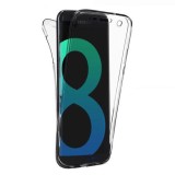 Husa Samsung Galaxy S8 Plus 360 grade, FullBody, Transparenta, TPU, Protectie Completa, Anti-soc, Anti-zgarieturi