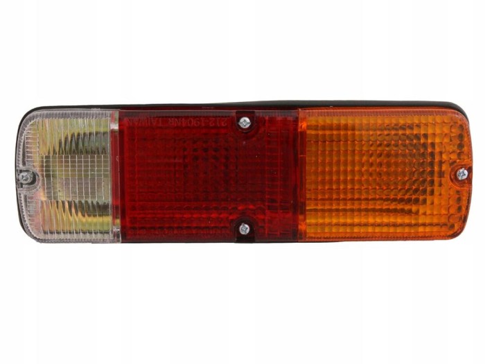 Stop spate lampa Toyota Land Cruiser (Fj40/Fj75/Fj62/Fj60), 01.74-06.1980, spate, Stanga = Dreapta, cu suport becuri; fara omologare