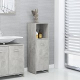 Cumpara ieftin Dulap de baie, gri beton, 30 x 30 x 95 cm, lemn prelucrat