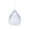 Lampa de veghe portabila cu 2 moduri de functionare flippy, silicon non-toxic, reincarcabila usb, senzor miscare, alb, iepuras