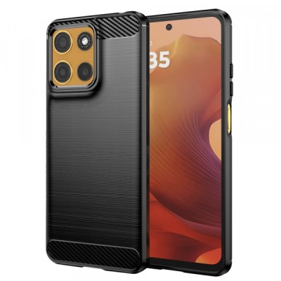 Husa pentru Motorola Moto G15 / G15 Power, Techsuit, Carbon, Neagra foto