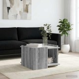 vidaXL Masă de cafea Sonoma gri 50,5 x 50 x 33 cm Lemn prelucrat 8001007