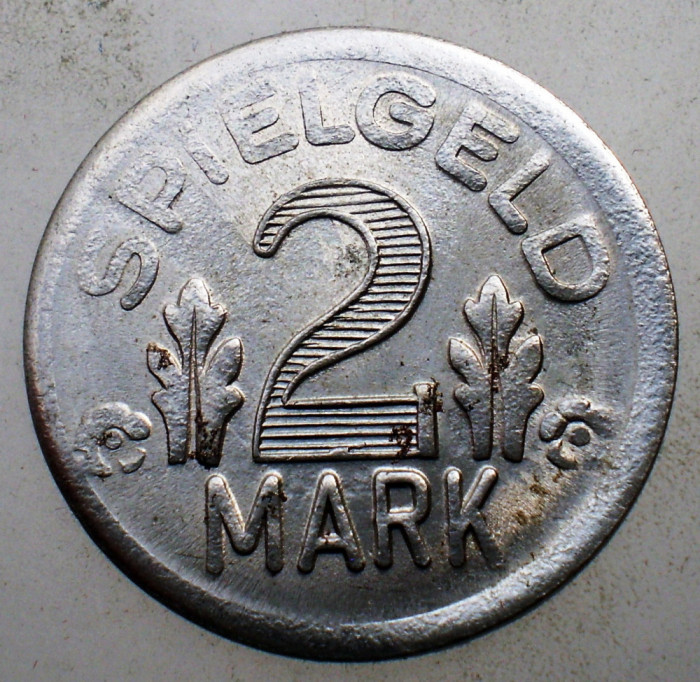 1.540 GERMANIA JETON SPIELGELD 2 MARK 20,5mm