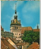 CPIB 16116 CARTE POSTALA - SIGHISOARA. TURNUL CU CEAS