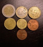 Lot 7 monede Euro diferite Malta, Europa
