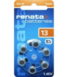 Set 6 baterii auditive ZA13 PR48 13 1.45V Zinc-Air Renata 6buc/blister