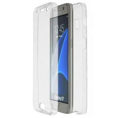 Husa (fata + spate), ultra-slim 0.3 mm pentru Samsung Galaxy S7, Transparent foto