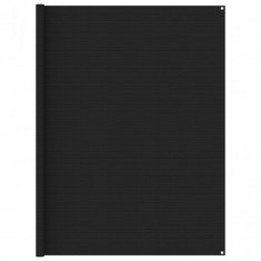Covor pentru cort, negru, 250x350 cm