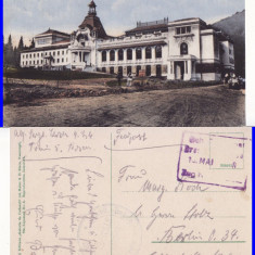 Sinaia -Casino-cenzura militara WWI, WK1- rara