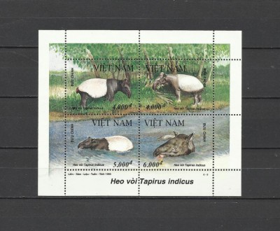 VIETNAM 1995 FAUNA ANIMALE TAPIR foto