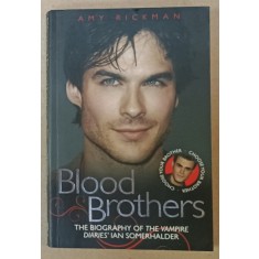 BLOOD BROTHERS , THE BIOGRAPHY OF &#039; THE VAMPIRE DIARIES &#039; PAUL WESLEY / IAN SOMERHALDER by AMY RICKMAN , COLEGAT , TIPARITA FATA / VERSO , 2011