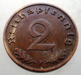 2.824 GERMANIA 2 REICHSPFENNIG 1938 F, Europa, Bronz