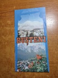 pliant de prezentare si harta statiunea busteni - din anul 1991