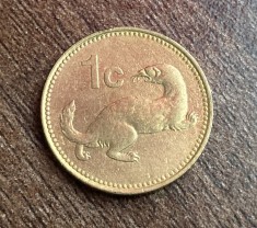 C50 - Moneda foarte veche - Malta - 1 cent - 1998