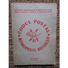 CODUL POSTAL AL MUNICIPIULUI BUCURESTI 1976