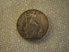 10 lire 1936 ITALIA Vittorio Emanuele - Argint foto