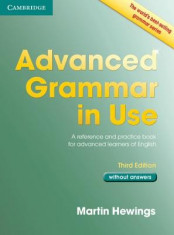 Advanced Grammar in Use Book Without Answers: A Reference and Practical Book for Advanced Learners of English foto