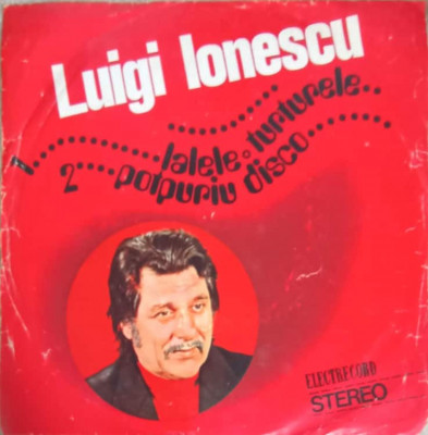 Disc vinil, LP. Lalele. Turturele. Potpuriu Disco-LUIGI IONESCU foto