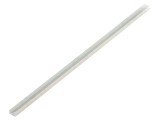 Profi pt.module LED albă L: 1m SILER aluminiu Lăţ.int: 16mm