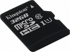 Card de Memorie Kingston microSDHC 32GB Clasa 10 45mbps foto