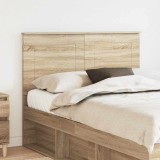 vidaXL Tăblie cap cu headboard Stejar Sonoma 120 cm Lemn compozit 887662