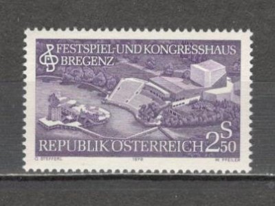 Austria.1979 Inaugurarea Casei Congreselor si de Festivitati Bregenz MA.906 foto