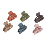 Set Clame de Păr Femei, Multicolor, Textură Mată, 4cm, 6 Bucăți