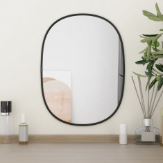 Oglinda de perete, negru, 40x30 cm GartenMobel Dekor