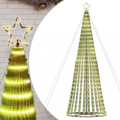 Pom de Craciun LED 1028 LED-uri Alb Cald 403 cm foto