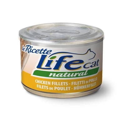 Conserva cu hrana umeda pentru pisici Life Cat, pui, 150 g foto