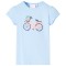 Tricou pentru copii, albastru deschis, 116