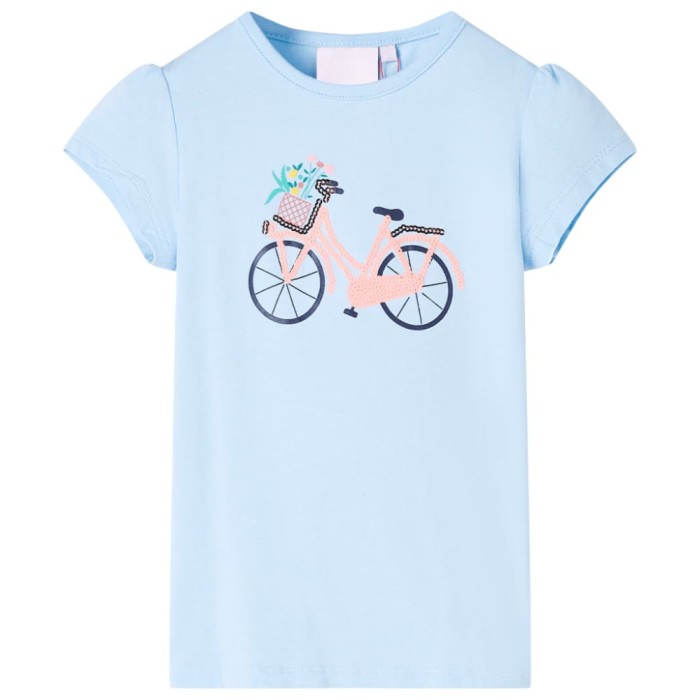 Tricou pentru copii, albastru deschis, 116