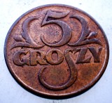 1.296 POLONIA 5 GROSZY 1928