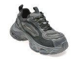 Pantofi sport GRYXX negri, 1002, din material textil