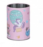 Suport metalic Animalute si unicorn pentru creioane si pixuri, 7x10 cm