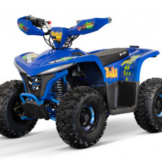 ATV electric Nitro Eco Balu 1600Wp 48V 20Ah cu roti 7 inch si diferential, albastru