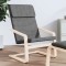Gossi scaun de relaxare, gri inchis, material textil