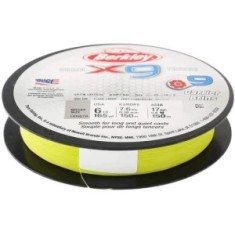 Fir Textil Berkley X9 Fluo Galben 0.06mm 150m 6.4kg foto