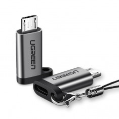 Adaptor Ugreen USB Tip C La Adaptor Micro USB Gri (50590) 50590-UGREEN