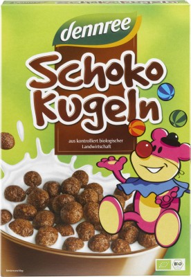 Cereale bilute cu ciocolata bio 250g Dennree foto