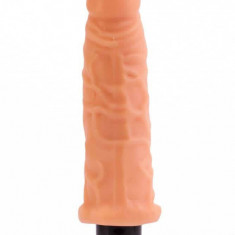 Vibrator Realistic Real Feel Cyberskin, Natural, 21.5 cm