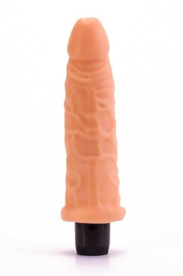 Vibrator Realistic Real Feel Cyberskin, Natural, 21.5 cm foto