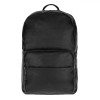Rucsac Barbati Negru Piele Ecologica Laptop 15.6 inch, 30x13x46 cm, Casual, Birou/Scoala