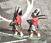 Britains LTD Hong Kong 1/32 garda scotiana vintage 1960 plastic rosu 2 figurine