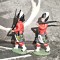 Britains LTD Hong Kong 1/32 garda scotiana vintage 1960 plastic rosu 2 figurine